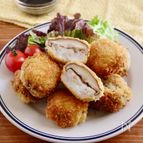 はんぺんで柔らか！椎茸のふんわり海老詰めフライ