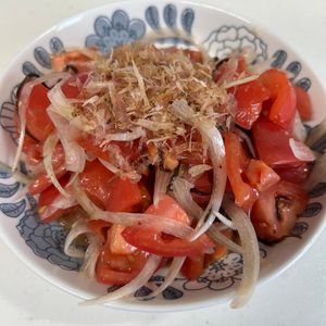 1325825の作ってみた!投稿(【トマトの白だし塩昆布和え】トマトを美味しく消費！)