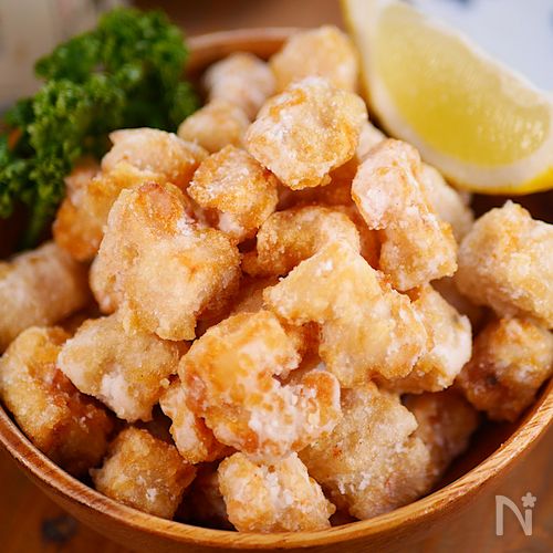 おやつに♪おつまみに♪れんこんの軟骨風唐揚げ😘