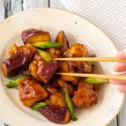 甘辛さつまいも＆唐揚げ