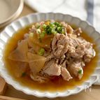 レンジで作れる🤤『豚バラと大根の煮物』