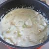 簡単!【ブロッコリーと鶏むね肉のクリームシチュー】ルー不要☆の工程4