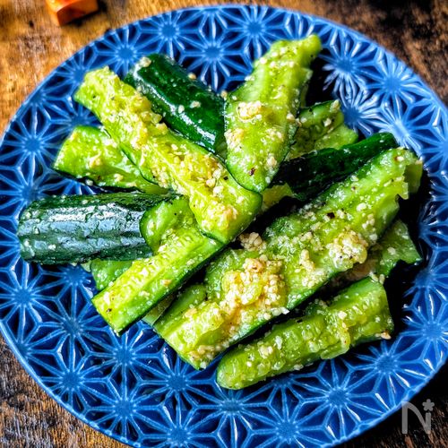 【やみつき! 中華風チーズきゅうり】パパッと2分副菜🥒