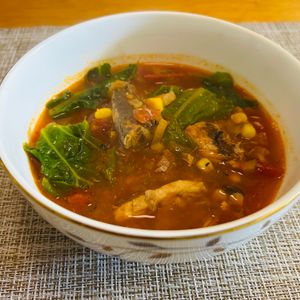 puricoの作ってみた!投稿(【12kgやせた管理栄養】おかずスープ♡サバ缶ミネストローネ)