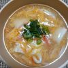 よっこの作ってみた!投稿(５分でほっこり温まる
豆腐とカニカマのかき玉スープ)