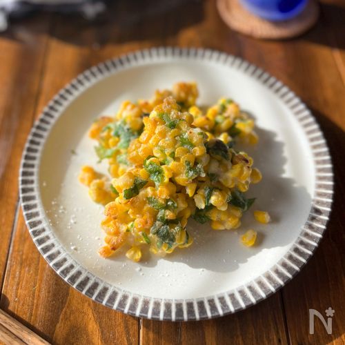 サクもち!やみつき【とうもろこしの米粉揚げ】