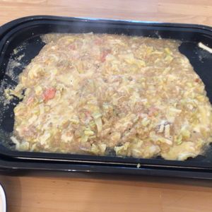 ゆみ棒ちゃんの作ってみた!投稿(もんじゃといえばコレ！明太もチーズもんじゃ)