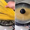 【菜の花としらすのワンパンパスタ】春の味覚を楽しむの工程3
