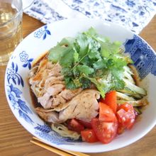 よだれ鶏の冷やし中華