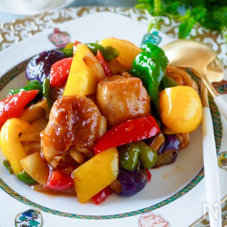 豚薄切り肉が変身 ジューシーやわらか黒酢の酢豚 By 道添明子 あーぴん レシピサイト Nadia ナディア プロの料理家のおいしいレシピ