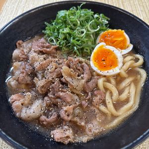 楽ラク手抜キッチン🐶🐾の作ってみた!投稿(【フライパンひとつで作る】照りうま肉うどん！)