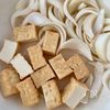 【新玉ねぎと絹揚げのしらすうまだしとろみ煮】の工程2