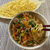 楽ラク手抜キッチン🐶🐾の作ってみた!投稿(豚こまとニラもやしのスタミナつけ麺)