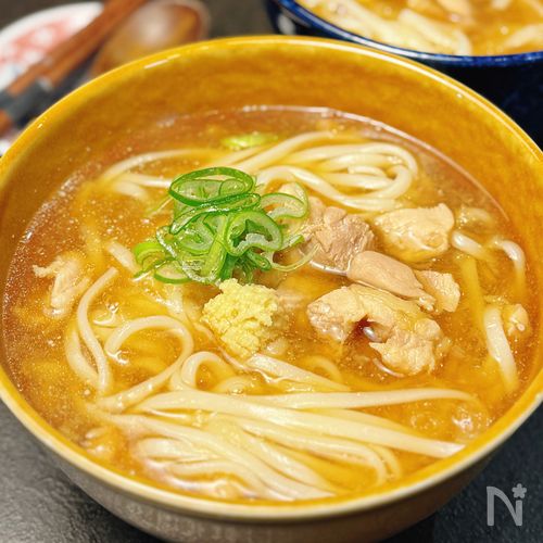 【鶏肉のみぞれうどん】体ぽかぽか♡寒い日にしみる♪