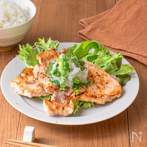 【白米泥棒】うどんスープで和風おろしソテー|味付1つ激うま♪