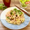 のりのり🐾🎀🤍の作ってみた!投稿(【5分で最強焼きそば】ツナと塩昆布焼きそば)