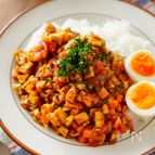 油揚げ感ゼロ！ヘルシー♡油揚げのドライカレー