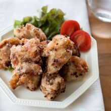 ねぎ塩唐揚げ【むね肉であっさり！お弁当にも】