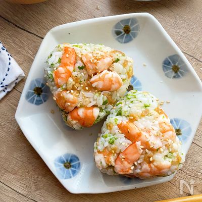 超簡単♪揚げないえび天むす風おにぎり
