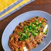 レンジで簡単！なすのコク味噌ひき肉あんかけ豆腐の工程7