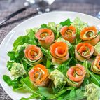【アボチサーモン】食卓が華やぐまるでお花畑な前菜サラダ