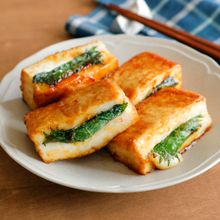 ＼ビールもごはんも止まらない!／厚揚げの青じそチーズ南蛮