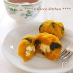 簡単！おせちにも。黒豆とかぼちゃのクリームチーズ茶巾