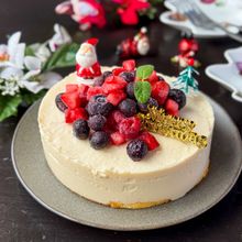 【豆腐とヨーグルトのレアチーズケーキ風】節約/クリスマス
