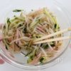 【レンジで簡単】もやしとハムきゅうりの中華サラダの工程4
