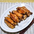 ピリッと手羽中のポン酢炒め