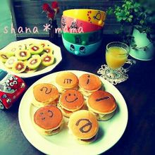 ♪smile♪ハムチーズサンドパンケーキ♪