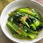 簡単！5分であと1品【小松菜のにんにく塩だれ炒め】