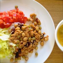 ヘルシー缶詰レシピ ツナ缶で作るダイエットタコライス