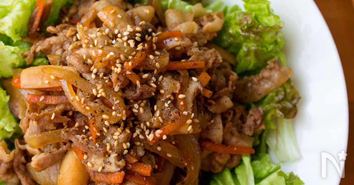 レタスもモリモリ こってり味 やわらか肉野菜炒め By Tomoko レシピサイト Nadia ナディア プロの料理家のおいしいレシピ