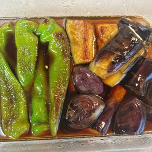 サラの作ってみた!投稿(【夏野菜の焼き浸し】好きな野菜を焼いて浸すだけ♪)