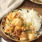 節約食材でも大満足【チンゲン菜と豚こまのとろ旨あんかけ丼】