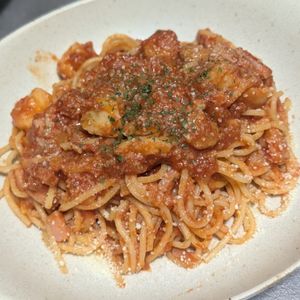 na.の作ってみた!投稿(シーフードミックスで簡単!【我が家のペスカトーレ】)