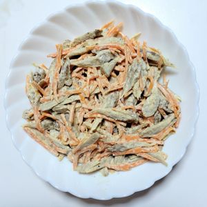 ふうかの作ってみた!投稿(いっぱい食べたい♡ごぼうサラダ)