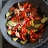 短時間でも旨みしっかり【なすとツナのトマト煮】の工程3