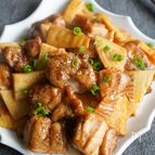 『たけのこと鶏肉の甘辛炒め』旬のたけのこでご飯が進む！！