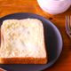 チーズケーキ風トースト　抹茶ラテ風味