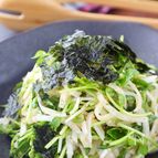 5分かからず完成！ピリ辛やみつき！大根と豆苗のチョレギサラダ