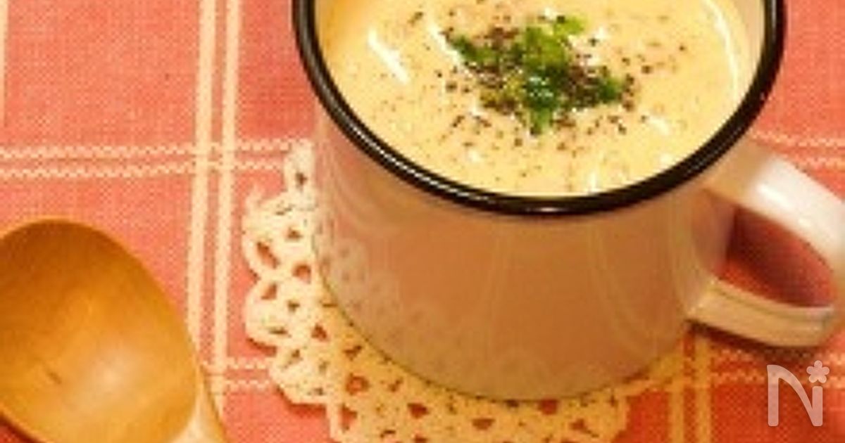 ほっこり♪豆乳タラコのポタージュ