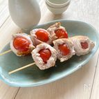 野菜がとれる★ヘルシーおつまみ【豚トマト串】#串焼き#居酒屋