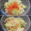【キャベツの紅生姜和え】爽やか辛味と酸味でパリパリ止まらないの工程2