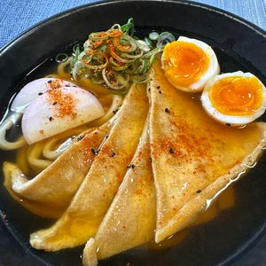 楽ラク手抜キッチン🐶🐾の作ってみた!投稿(これ覚えたら一生うどん困らない！王道甘辛きつねうどんのあげ)