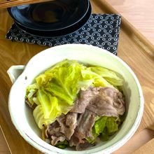素材２つで簡単！春キャベツと豚肉の重ね蒸し