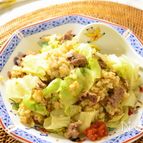 【激うま♡牛肉レタス炒飯】隠し味の味噌がミソ♪卵無しでも旨い