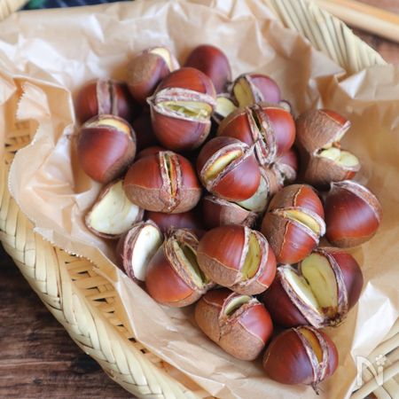 オーブンで簡単 焼き割れ栗 By おおもと のりこ 大本紀子 レシピサイト Nadia ナディア プロの料理家のおいしいレシピ