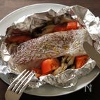 【138kcal】鯛のホイル焼き